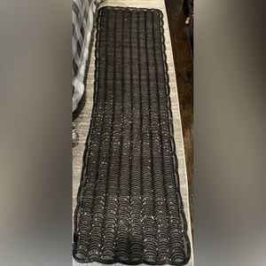 Cejon Black Sequin Scarf/Wrap